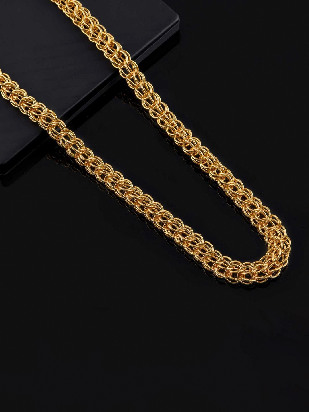 

LAFORWORD Gold-Toned Brass Gold-Plated Chain