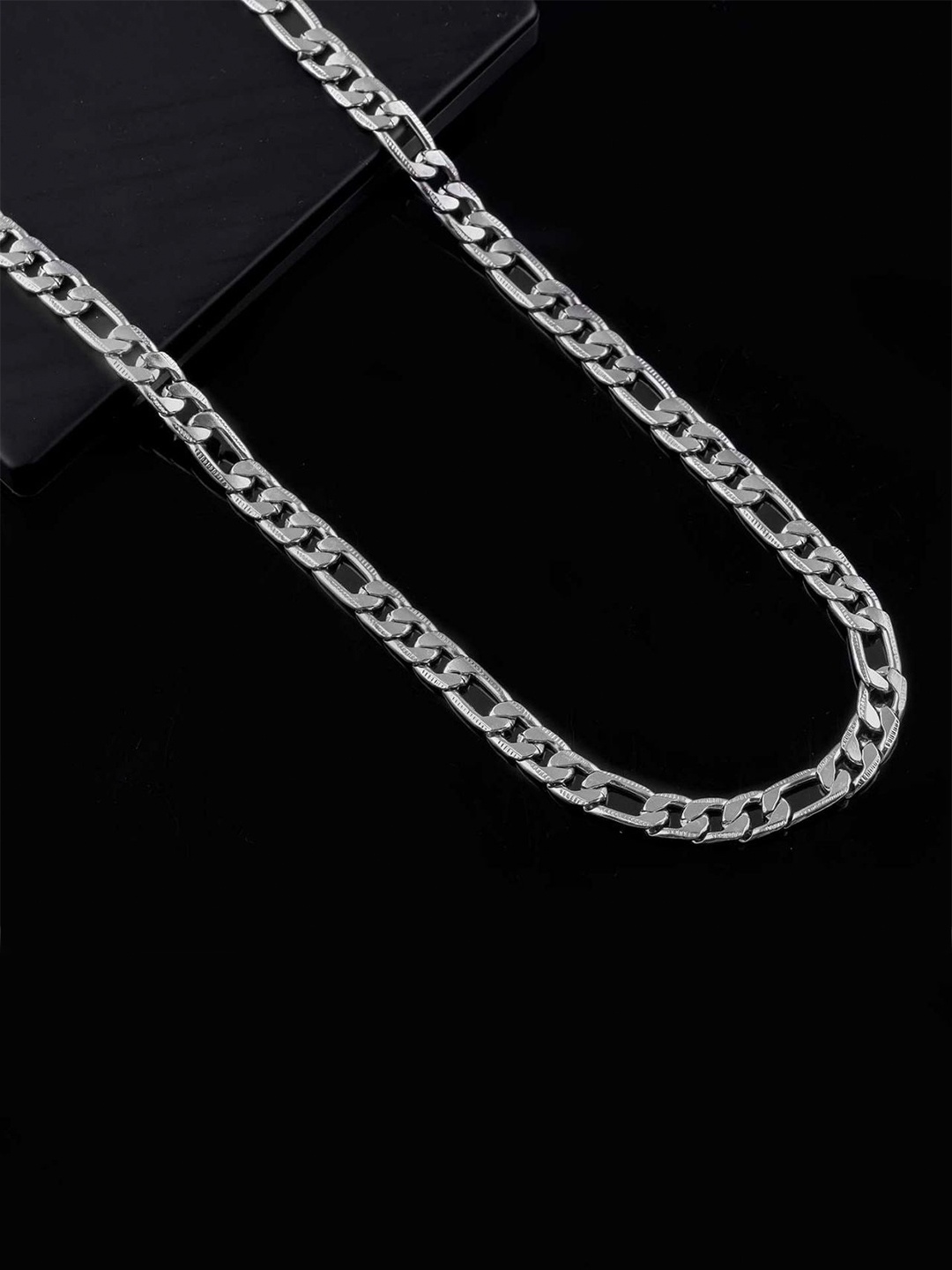 

LAFORWORD Silver-Toned Brass Silver-Plated Chain