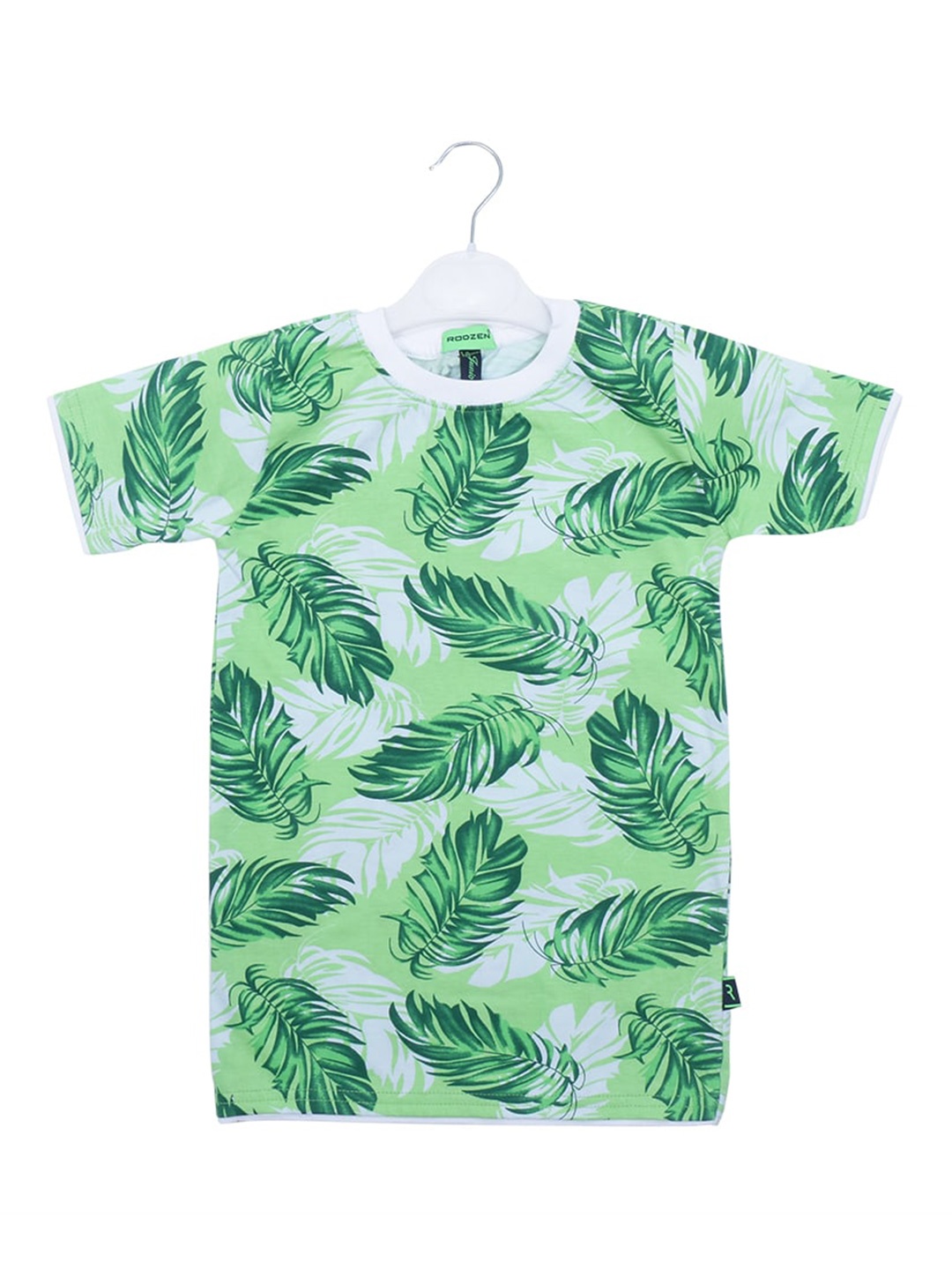 

Rodzen Boys Floral Printed Tropical T-shirt, Multi