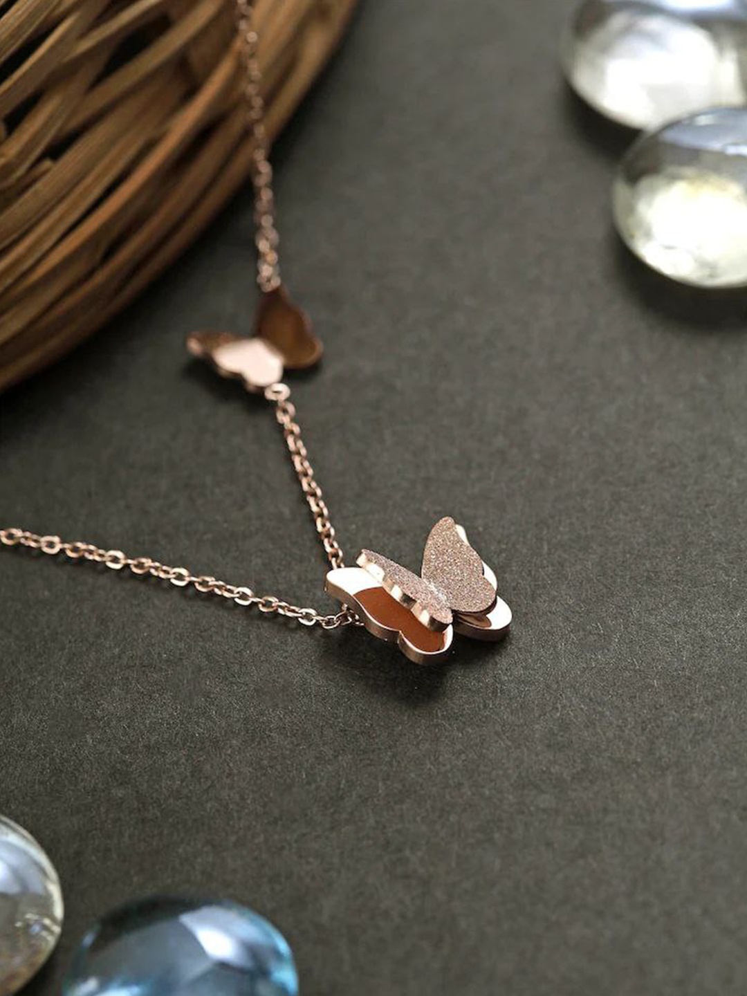 

LAFORWORD Gold-Toned Brass Gold-Plated Necklace