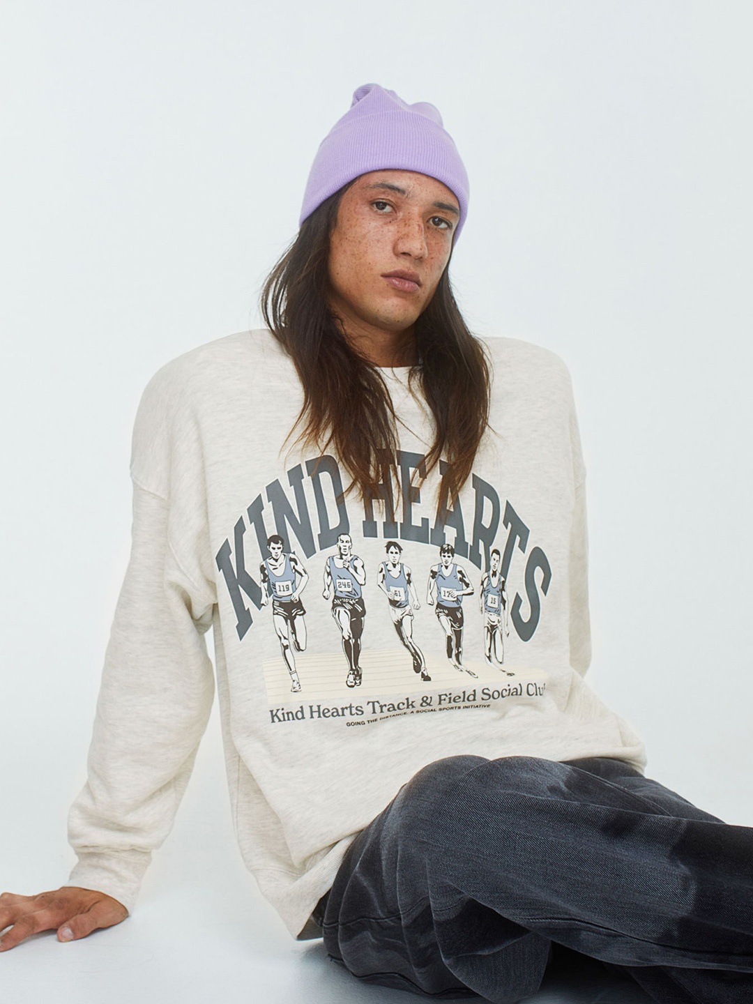 

H&M Men Relaxed Fit Sweatshirt, Grey