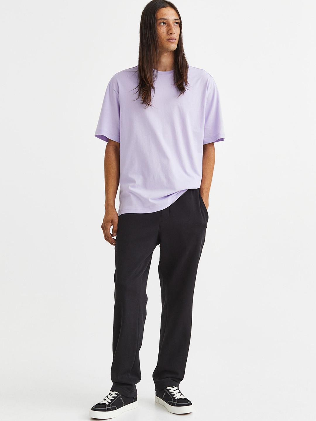 

H&M Men Black Relaxed Fit Joggers