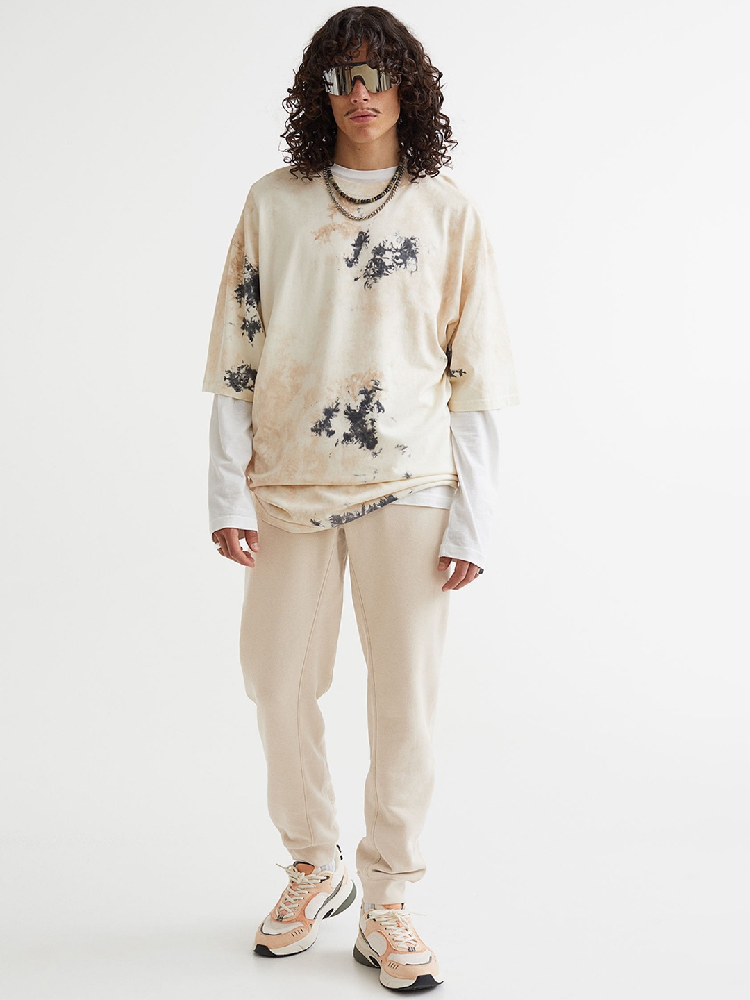 

H&M Men Beige Regular Fit Joggers