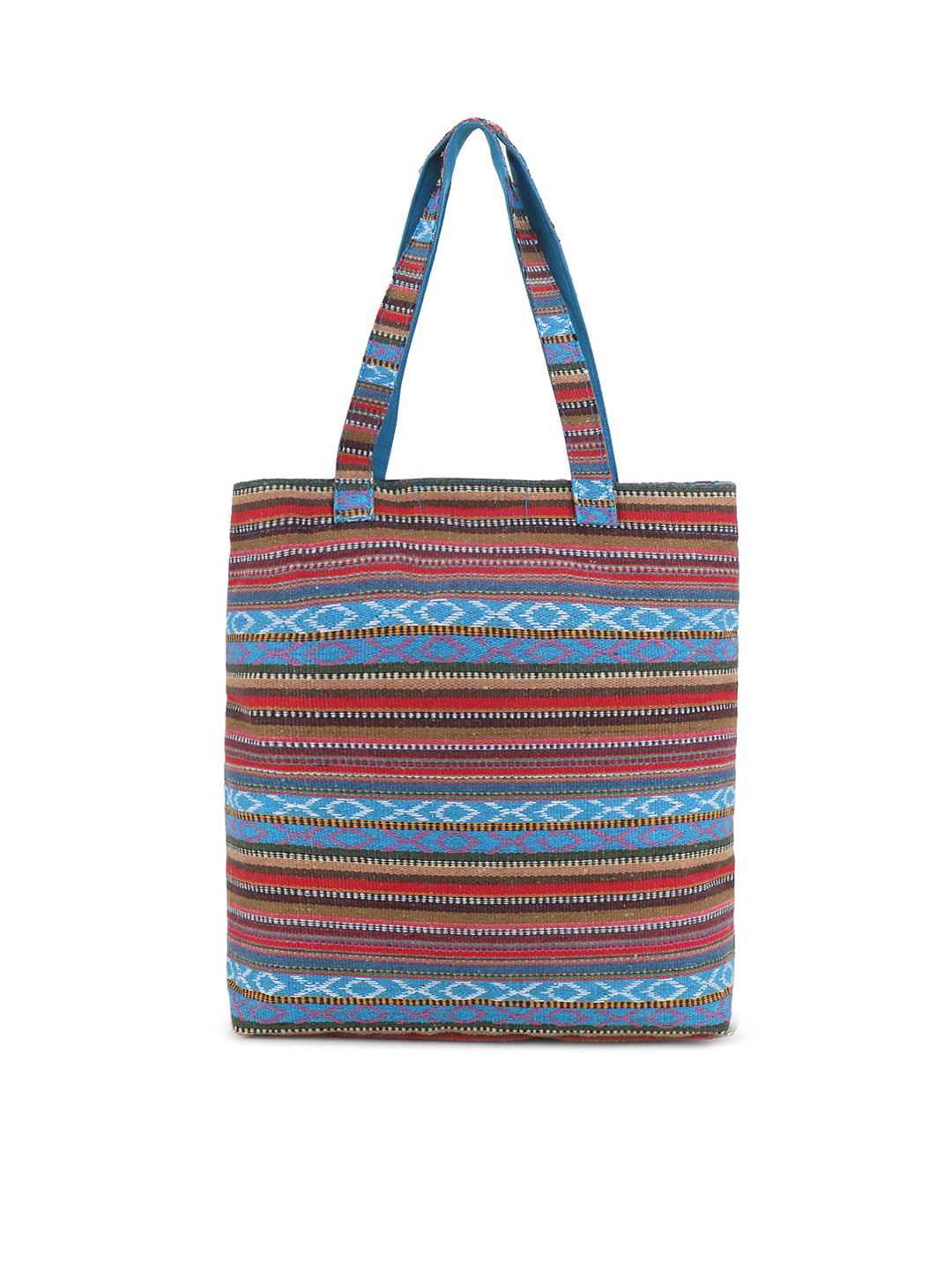 

Anekaant Ethnic Motifs Shopper Handheld Bag, Blue