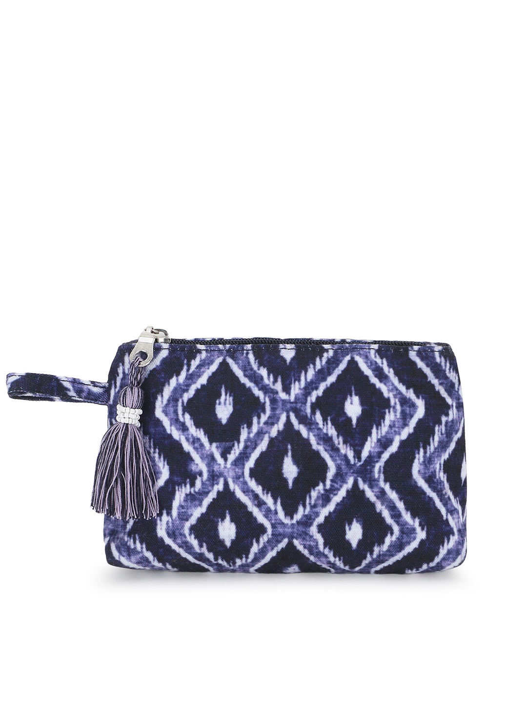 

Anekaant Women Printed Travel Pouch, Blue