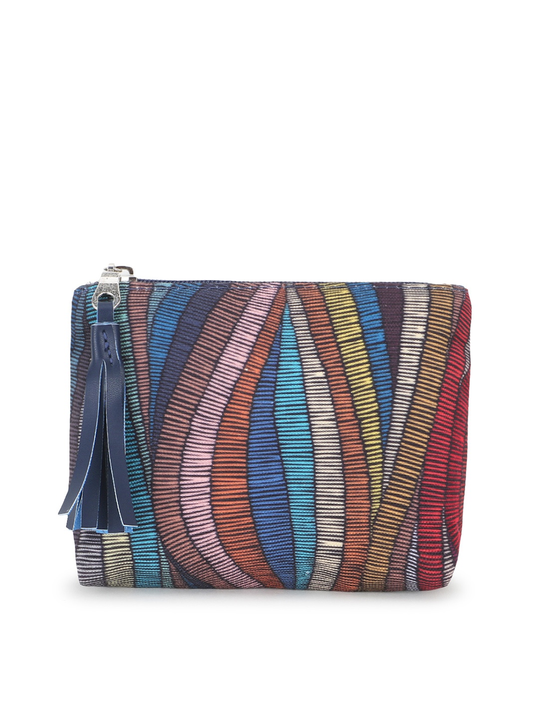 

Anekaant Women Printed Travel Pouch, Blue