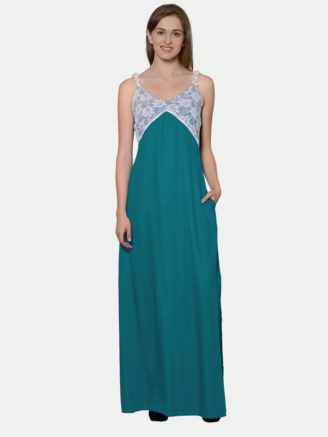 

PATRORNA Maxi Nightdress, Green