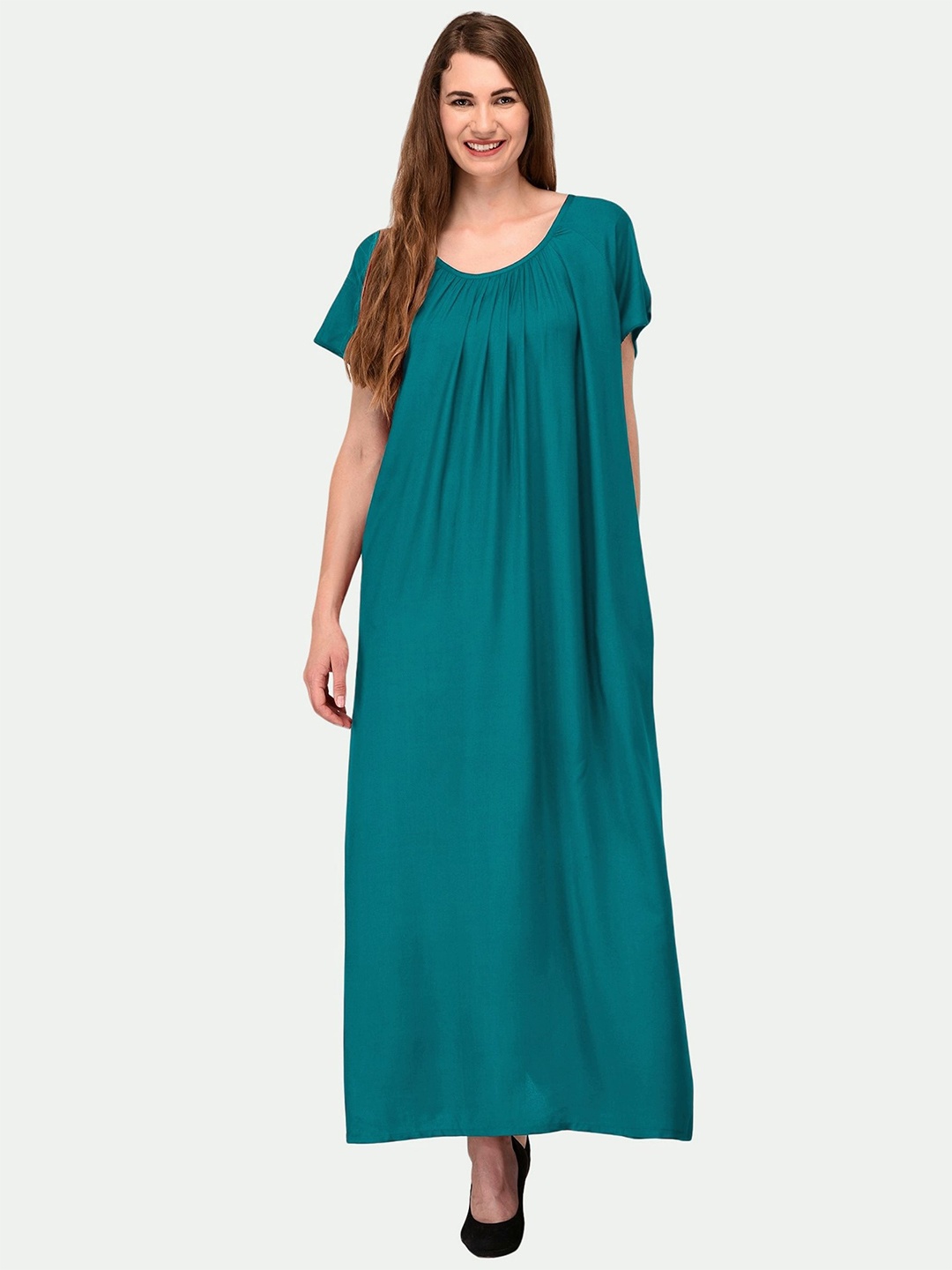 

PATRORNA Green Maxi Nightdress