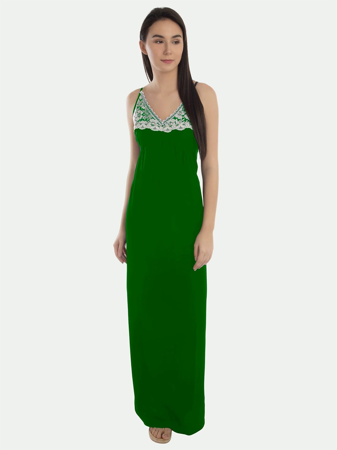 

PATRORNA Green Maxi Nightdress