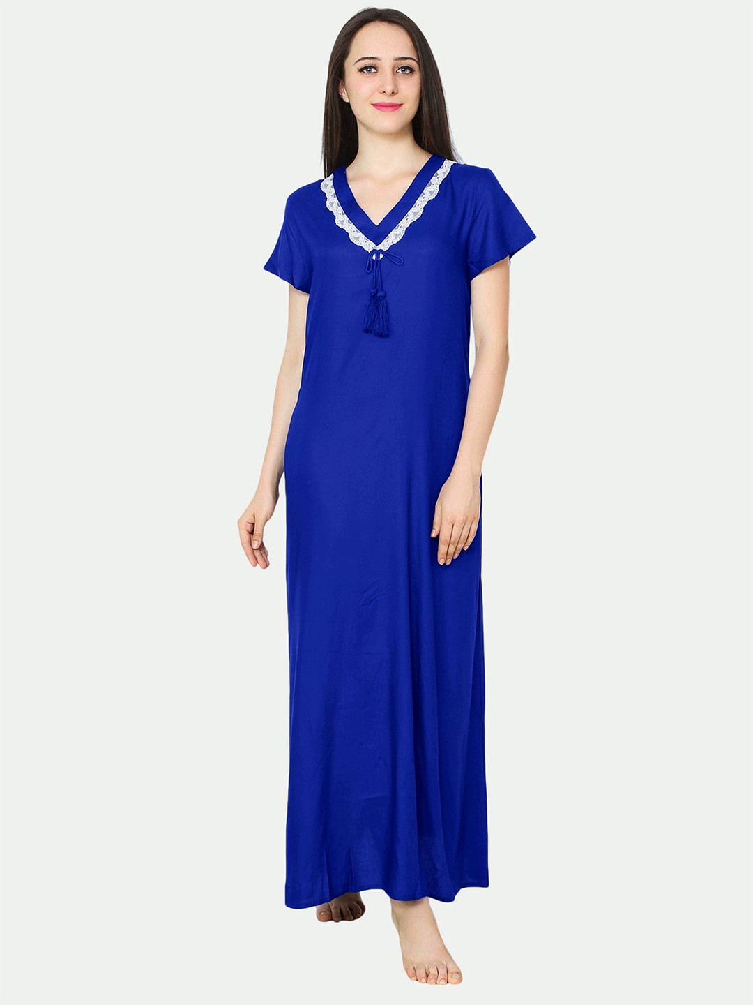 

PATRORNA Blue Maxi Nightdress