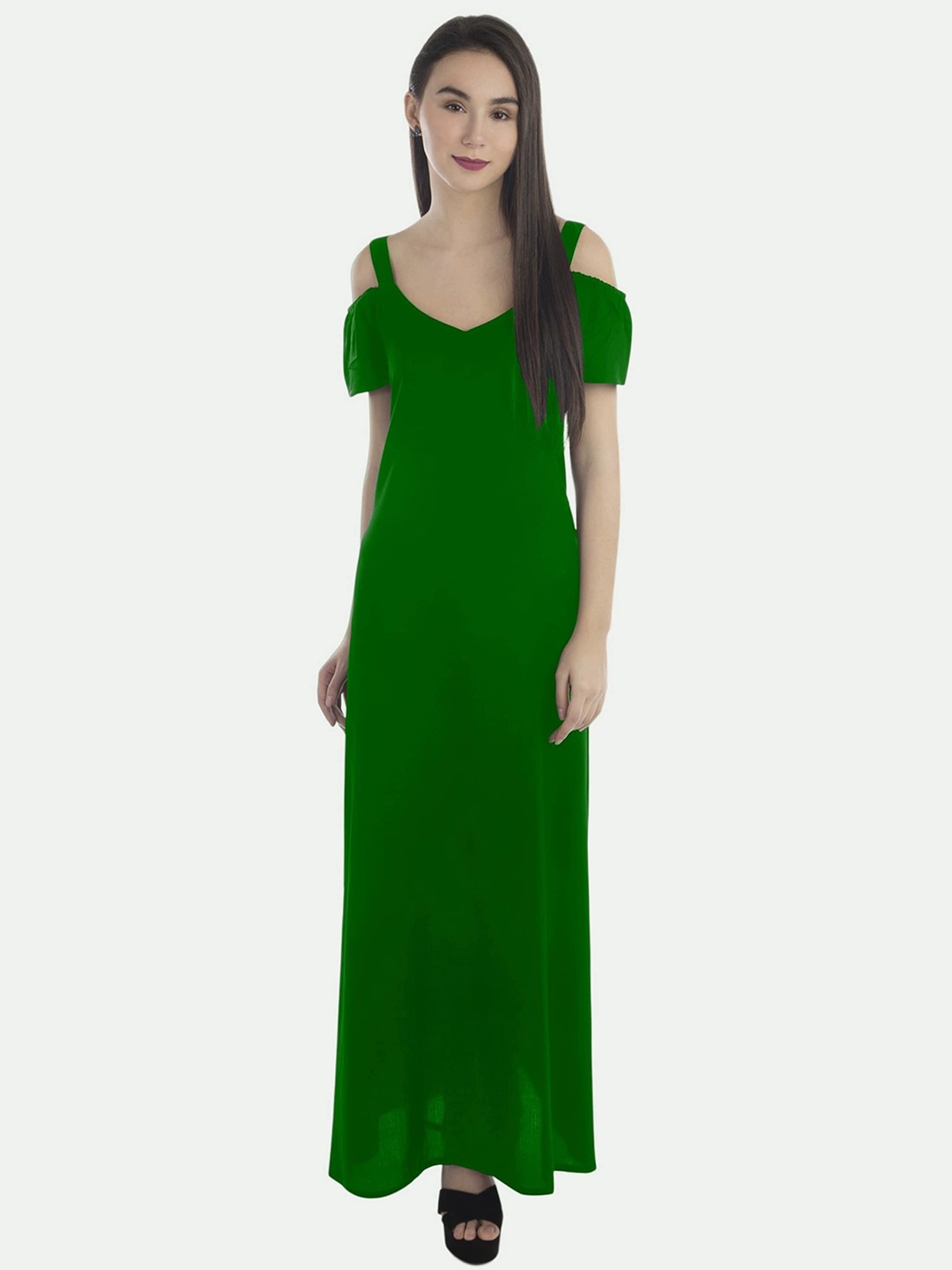 

PATRORNA Green Maxi Nightdress