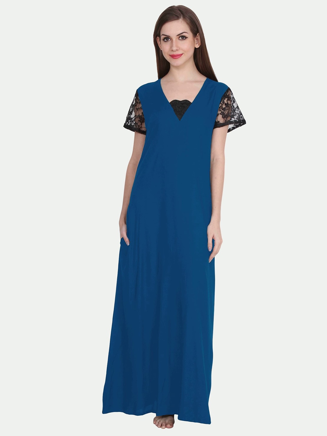 

PATRORNA Maxi Nightdress, Blue