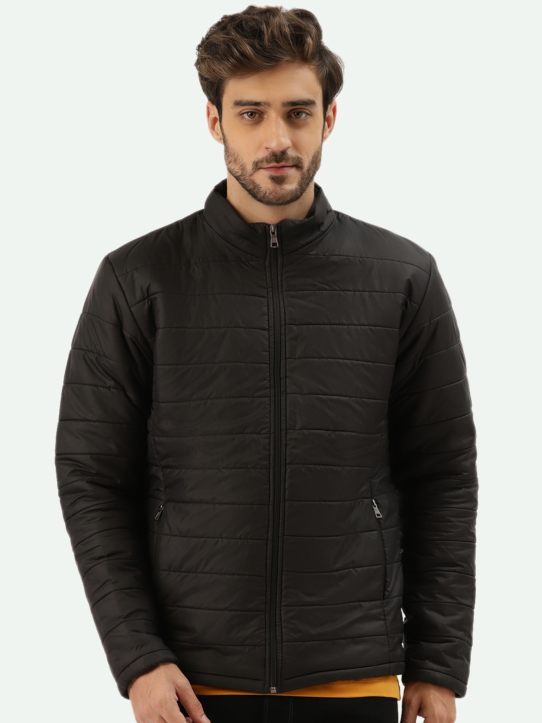

Leather Retail Men Lightweight Outdoor Puffer Jacket, Black