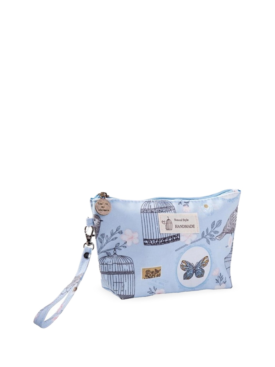 

Peau D'origine Women Printed Makeup Organisers, Blue