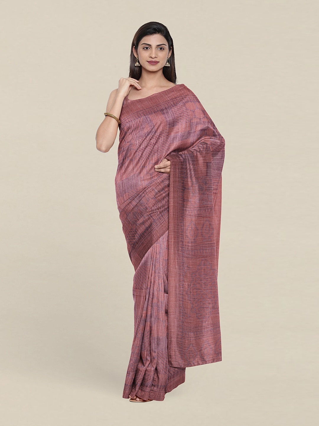

Pothys Ethnic Motifs Woven Design Saree With Blouse Piece, Lavender