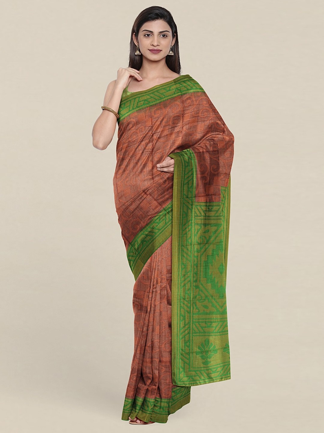 

Pothys Floral Printed Saree, Mauve