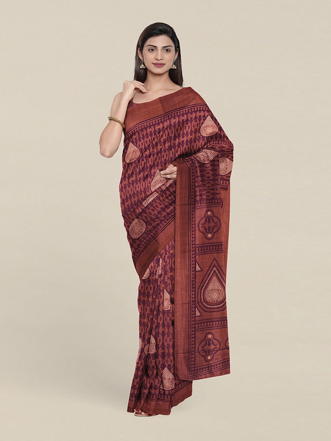 

Pothys Ethnic Motifs Saree, Purple