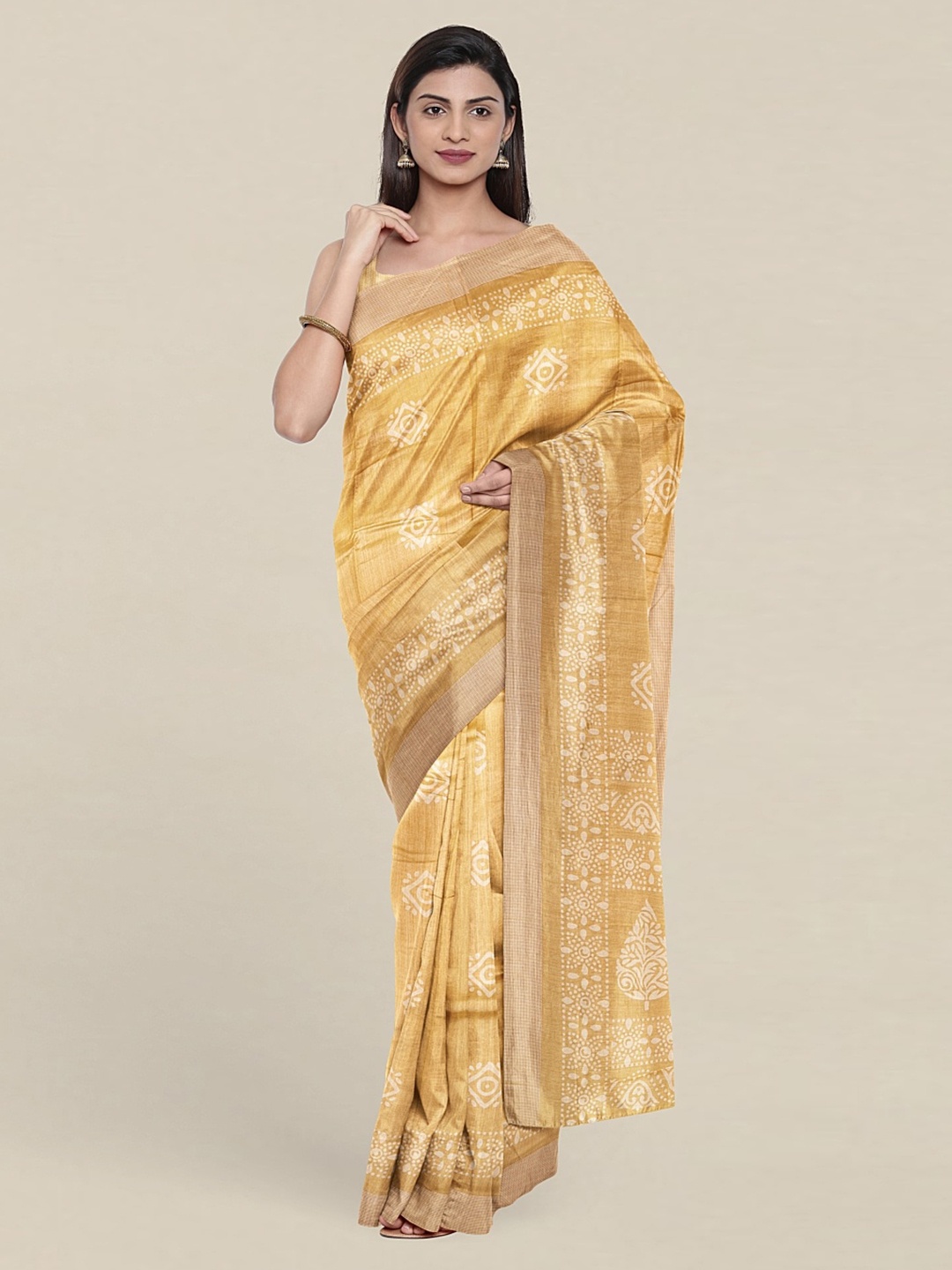 

Pothys Ethnic Motifs Saree, Mustard