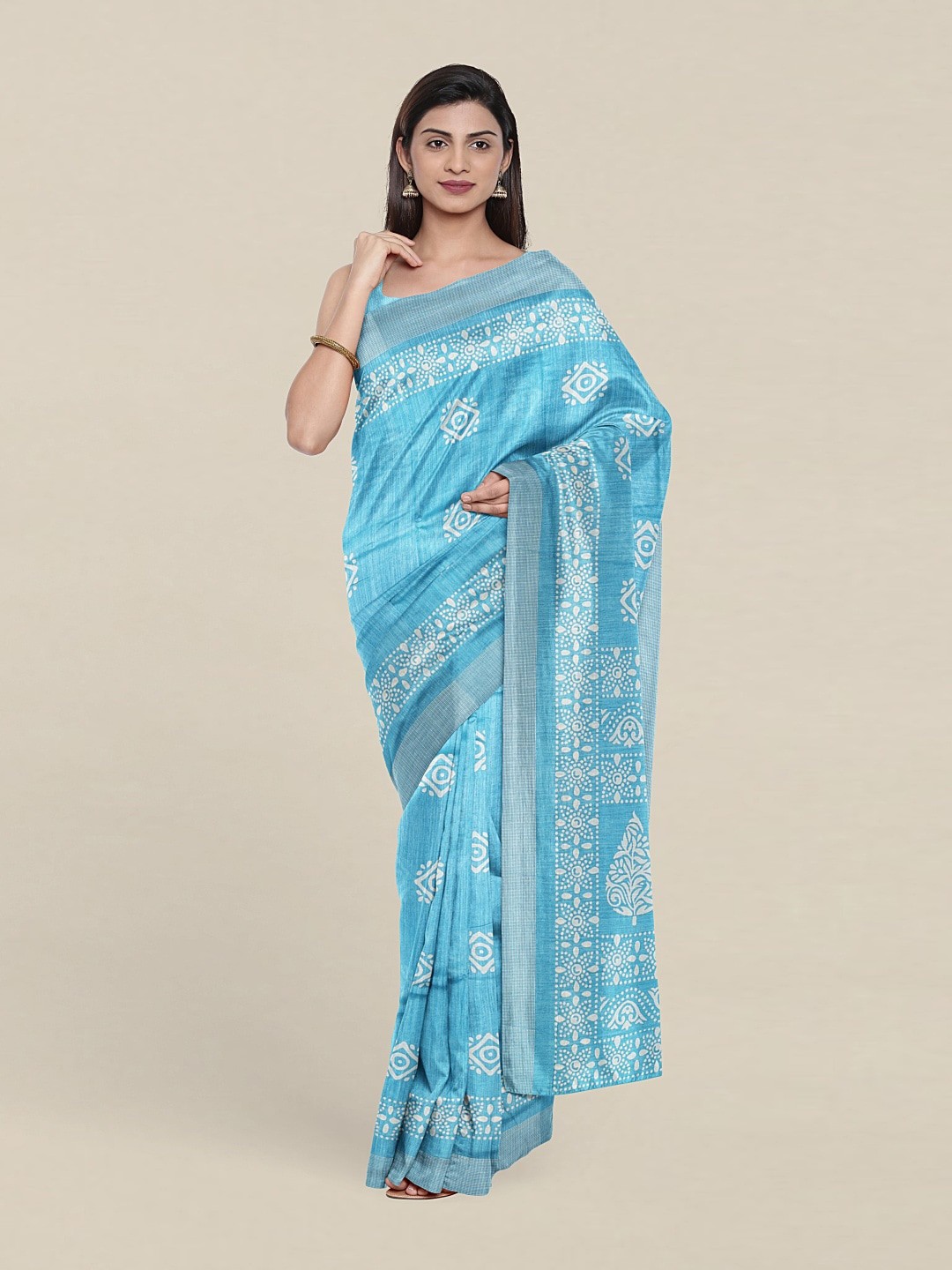 

Pothys Ethnic Motifs Saree, Blue