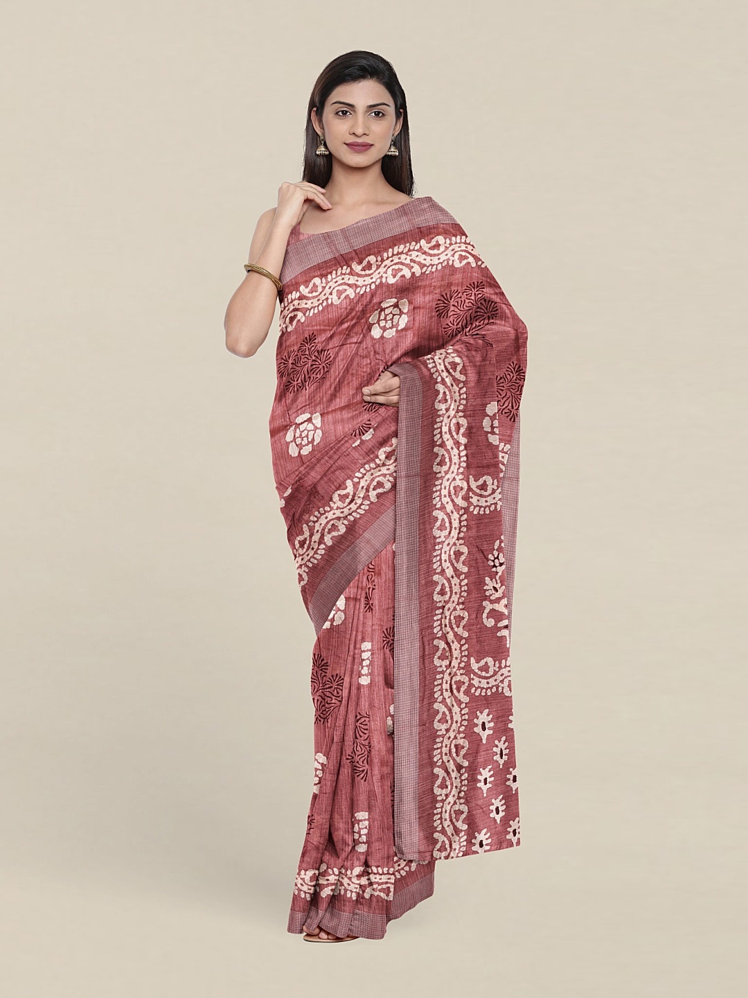 

Pothys Ethnic Motifs Saree, Mauve