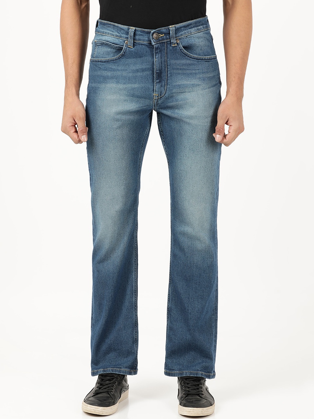 

Lee Men Bootcut Heavy Fade Stretchable Jeans, Blue