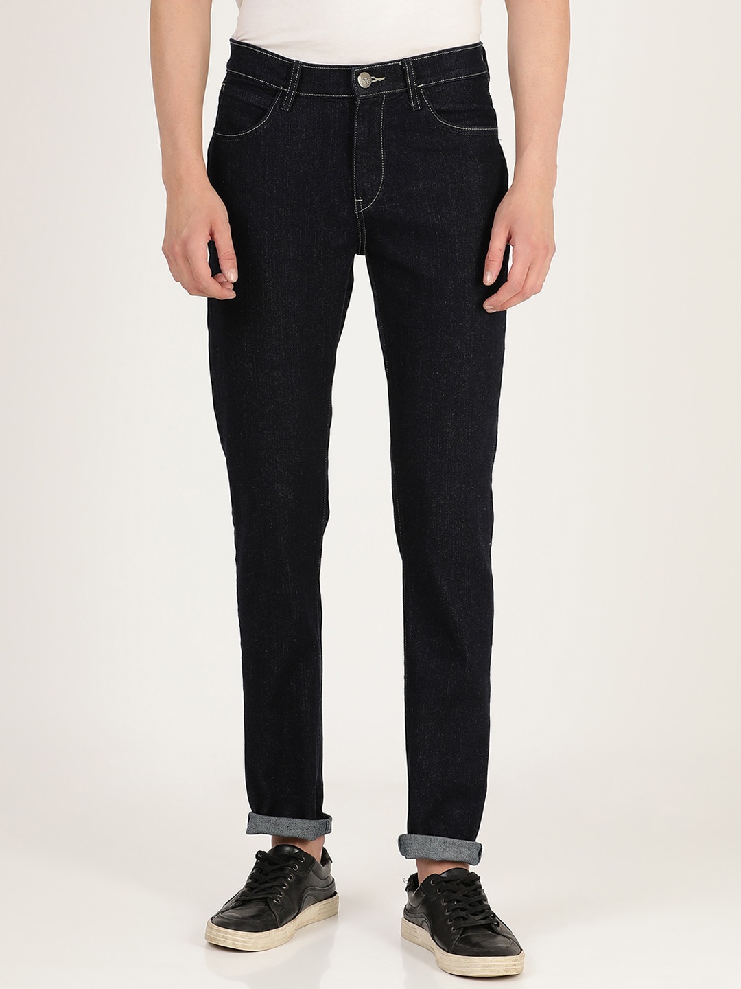 

Lee Men Bruce Skinny Fit Stretchable Jeans, Blue