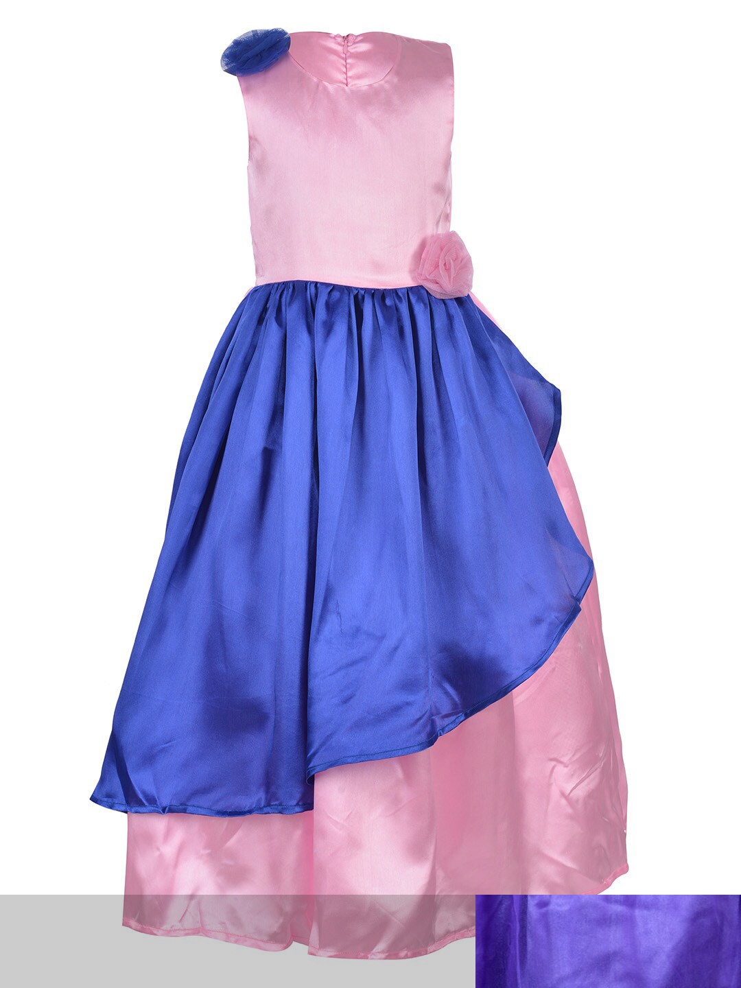 

Samsara Couture Pink & Blue Pack Of 2 Net Dress