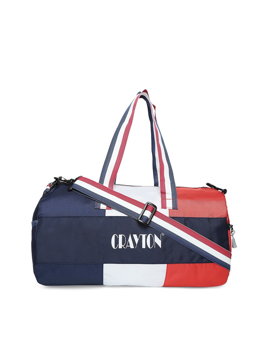 

CRAYTON Colourblocked Gym Duffel Bag, Navy blue