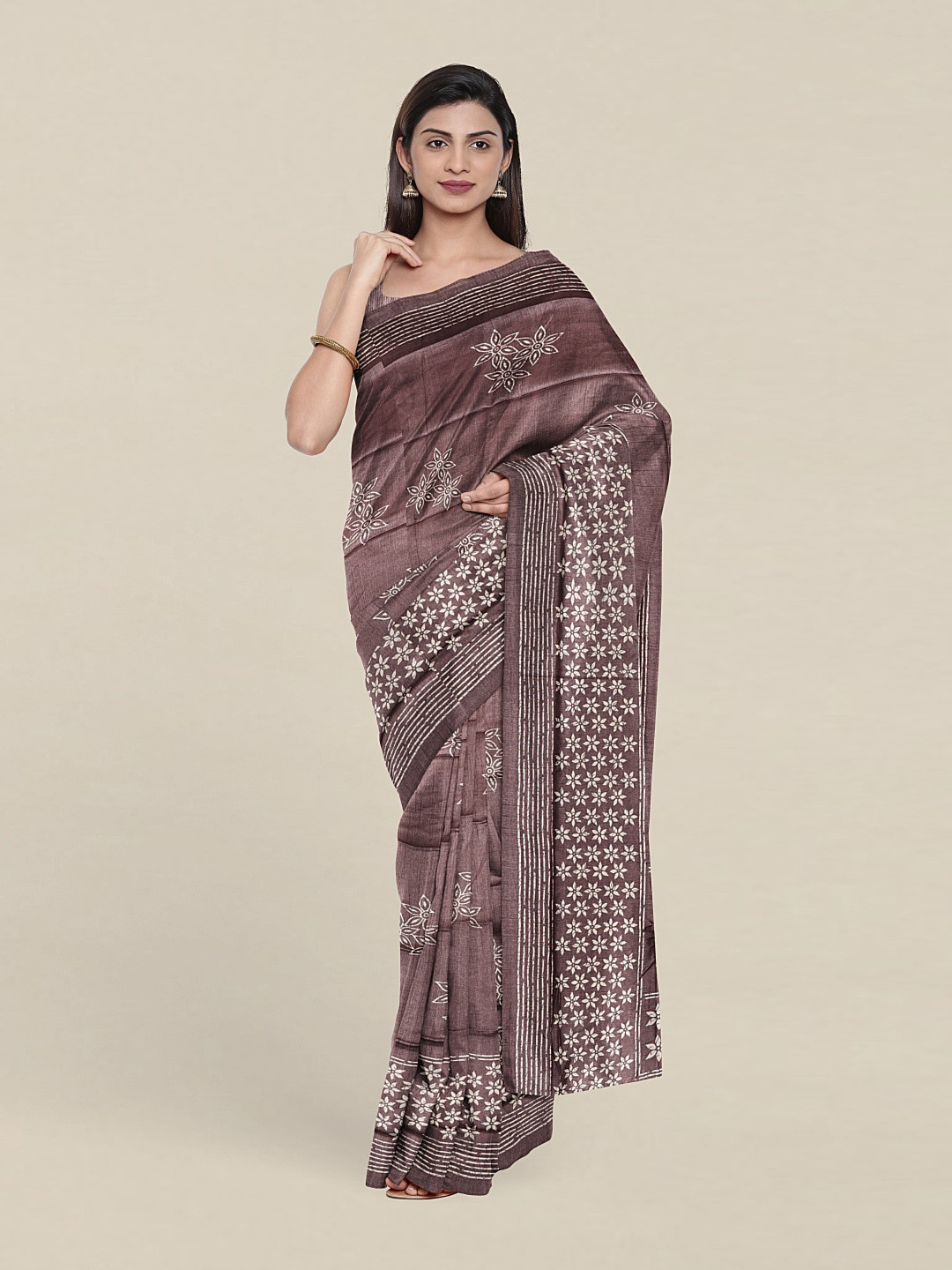 

Pothys Floral Saree, Mauve