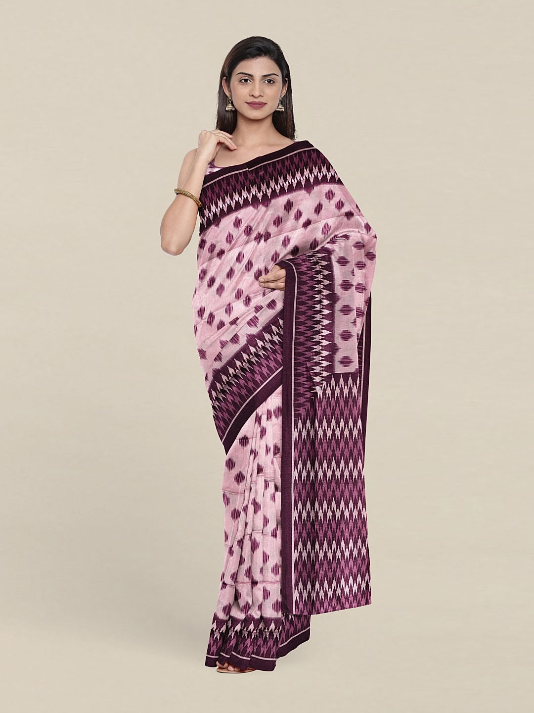 

Pothys Lavender & Pink Saree