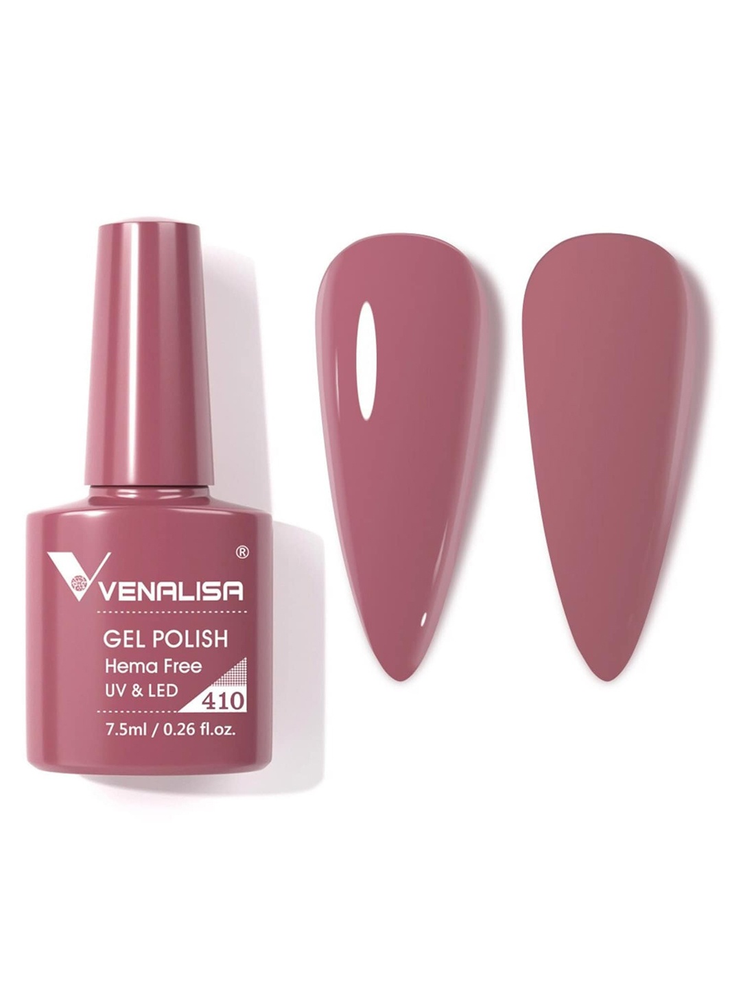

VENALISA Hema Free Soak Off UV LED Nail Gel Polish 7.5ml - 410, Multi