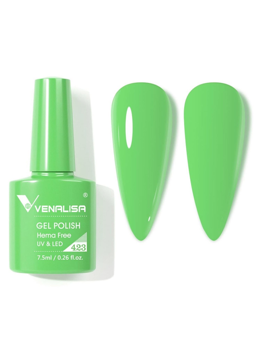 

VENALISA Hema Free Soak Off UV LED Nail Gel Polish 7.5ml - 423, Multi