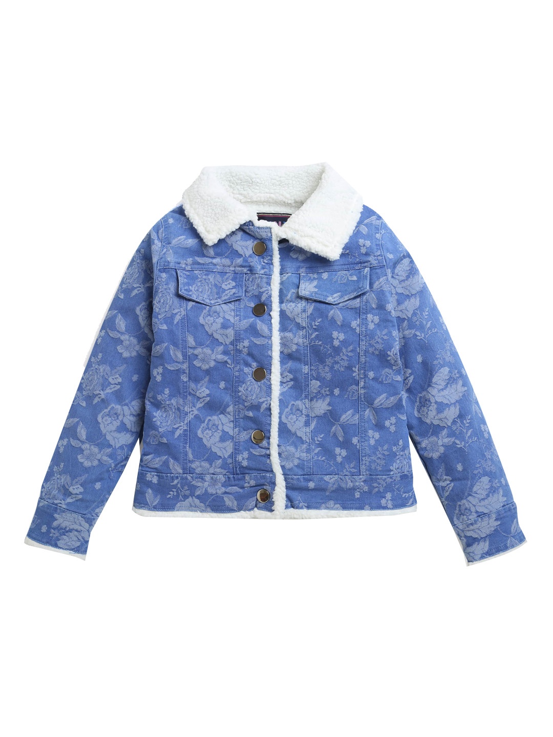 

Tiny Girl Girls Floral Tailored Jacket, Blue