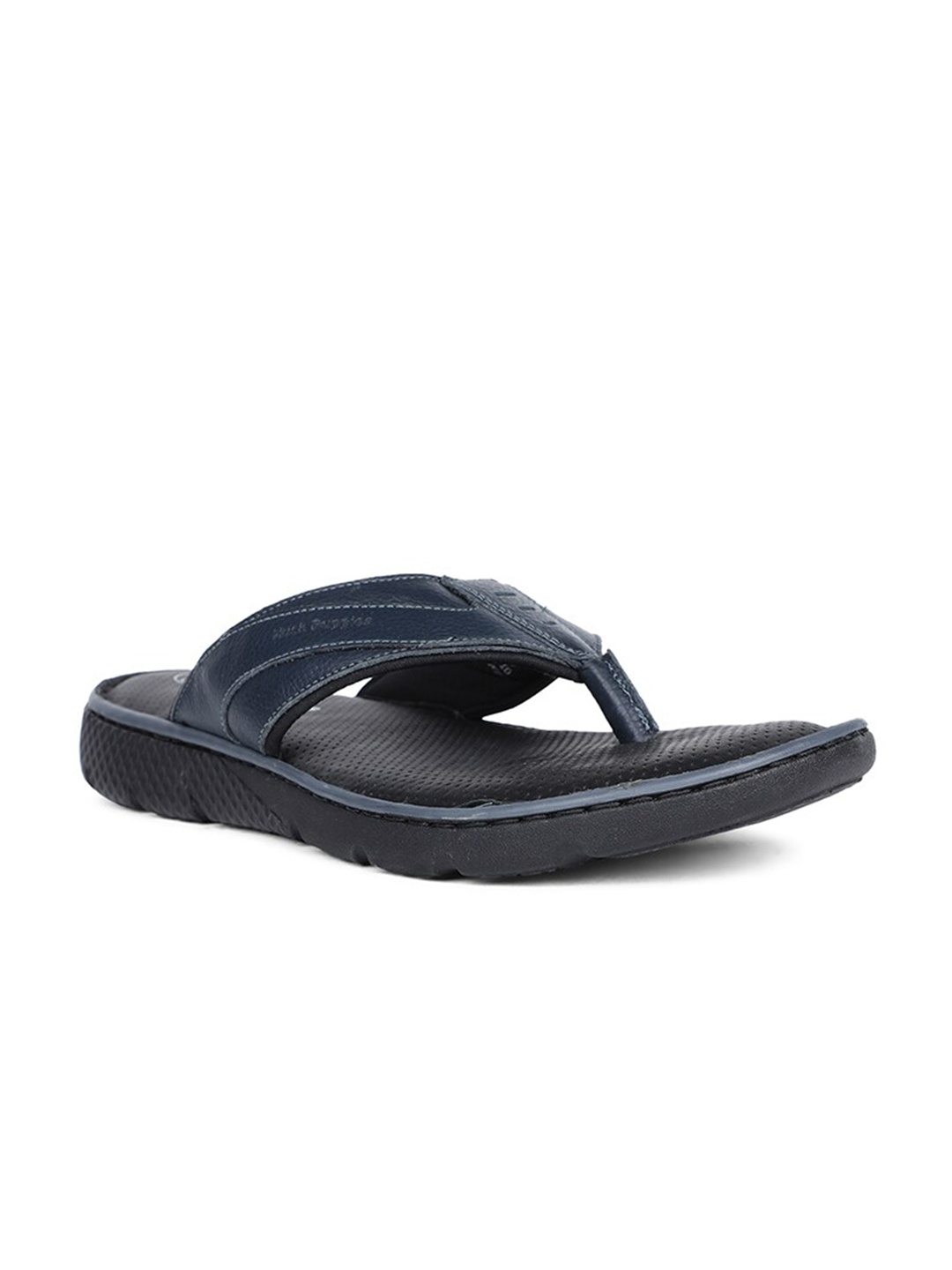 

Hush Puppies Men Leather Comfort Sandals, Blue