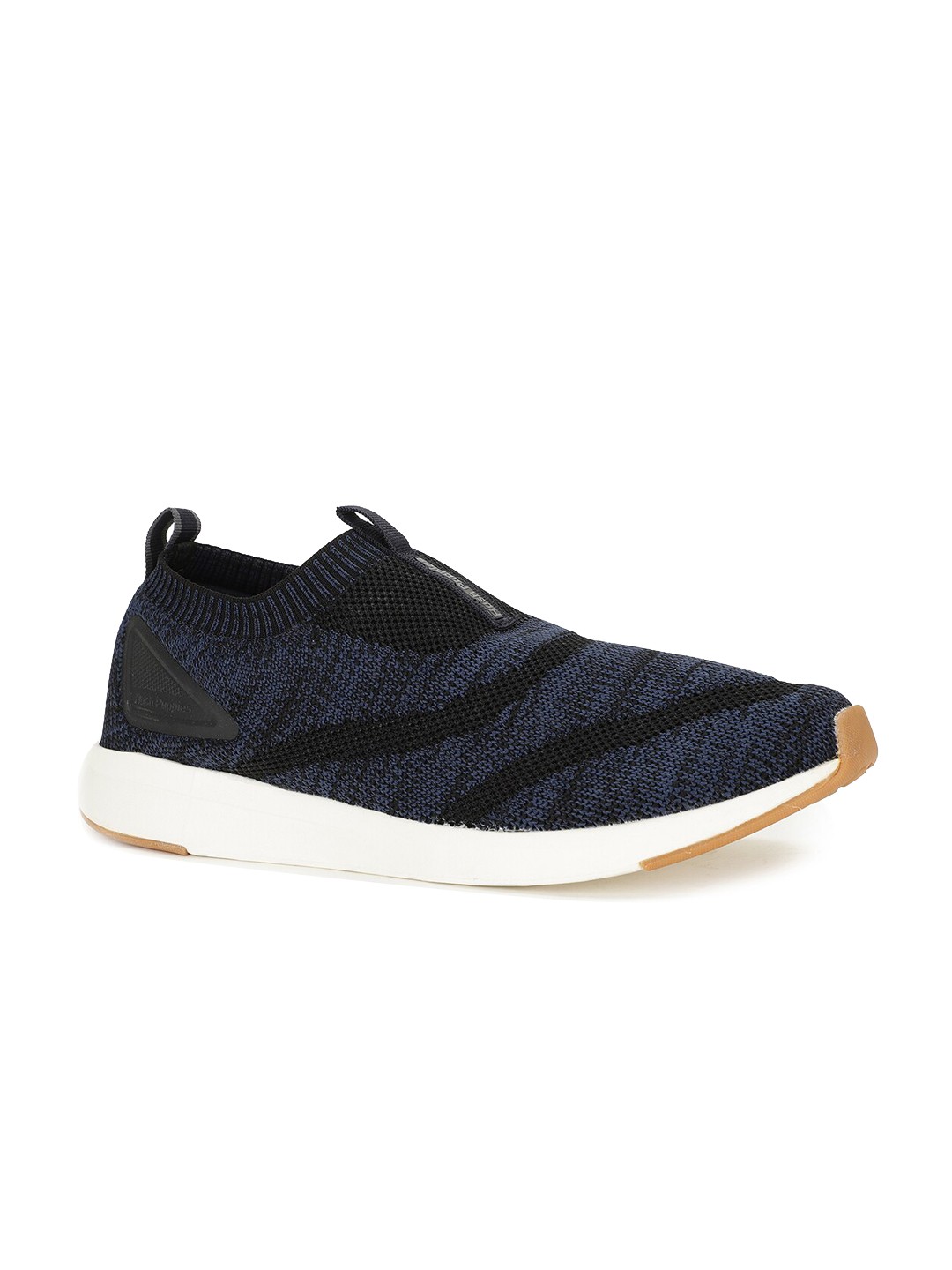 

Hush Puppies Men Woven Design Slip-On Sneakers, Blue