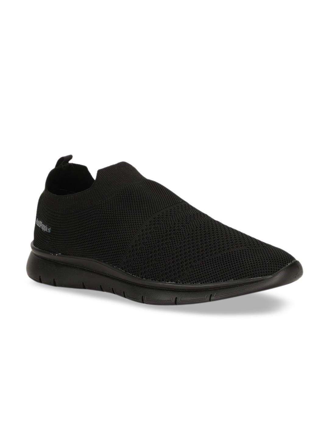 

Hush Puppies Men Woven Design Slip-On Sneakers, Black