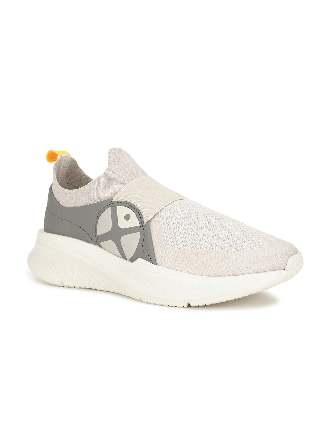 

Hush Puppies Men Woven Design Slip-On Sneakers, Grey
