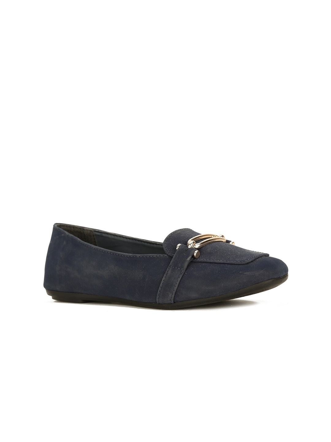 

Bata Women Ballerinas with Buckles Flats, Blue