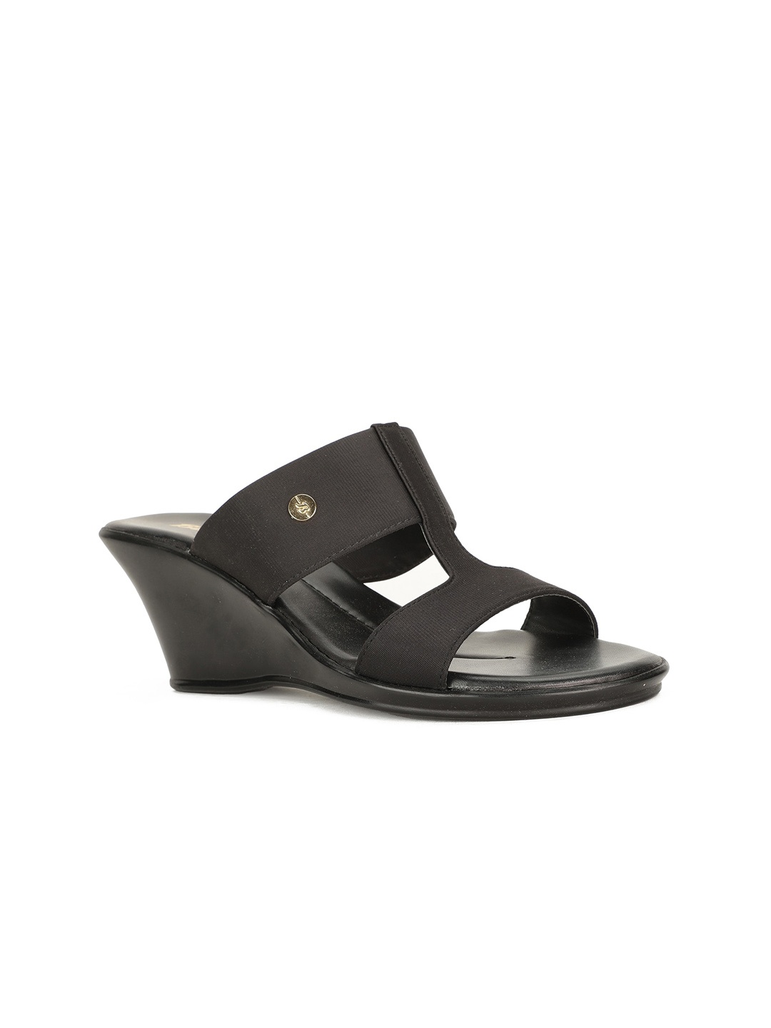 

Bata Wedge Open Back Sandal Heels, Black