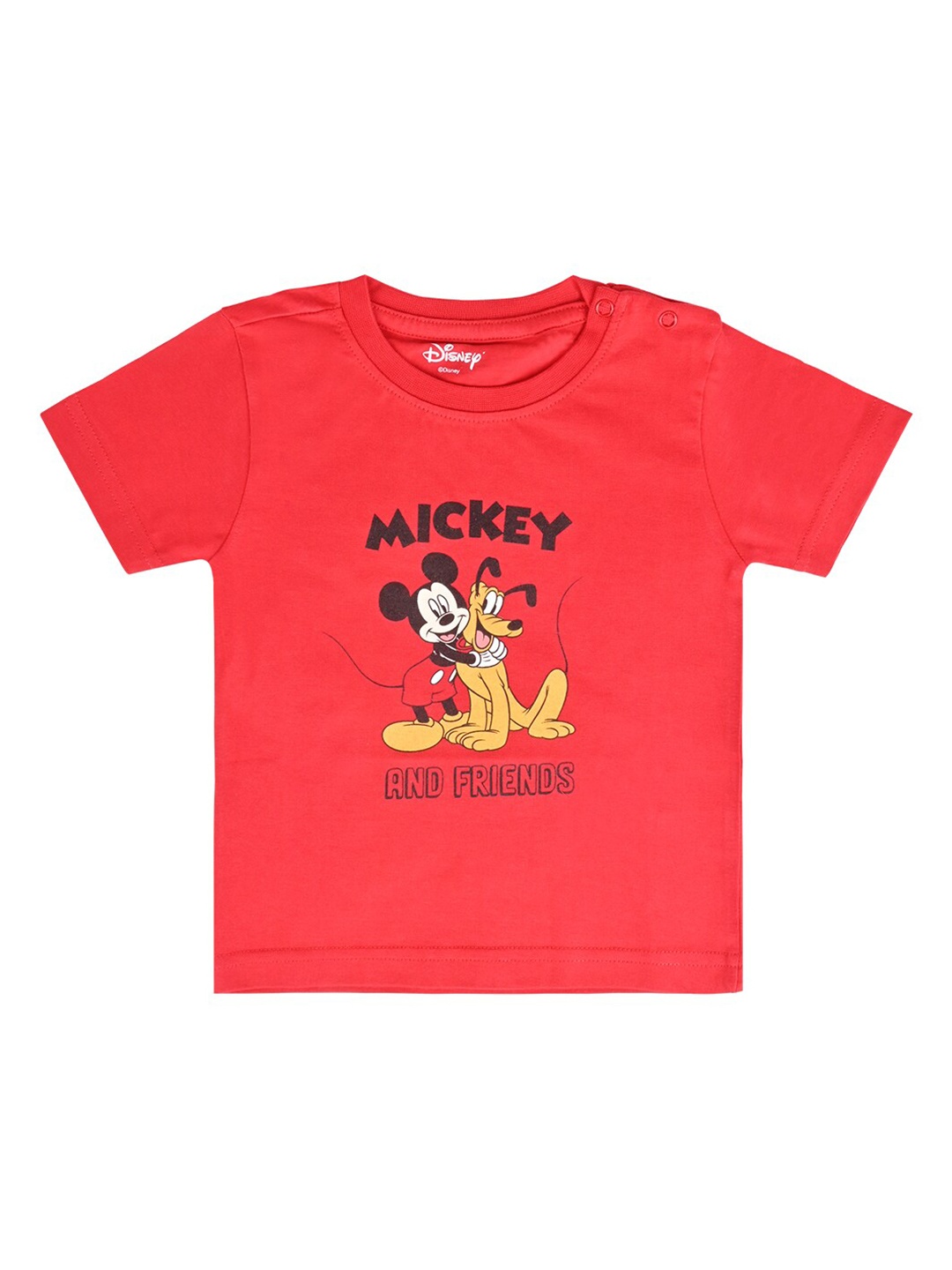 

Disney Boys Printed Bio Finish Applique T-shirt, Red