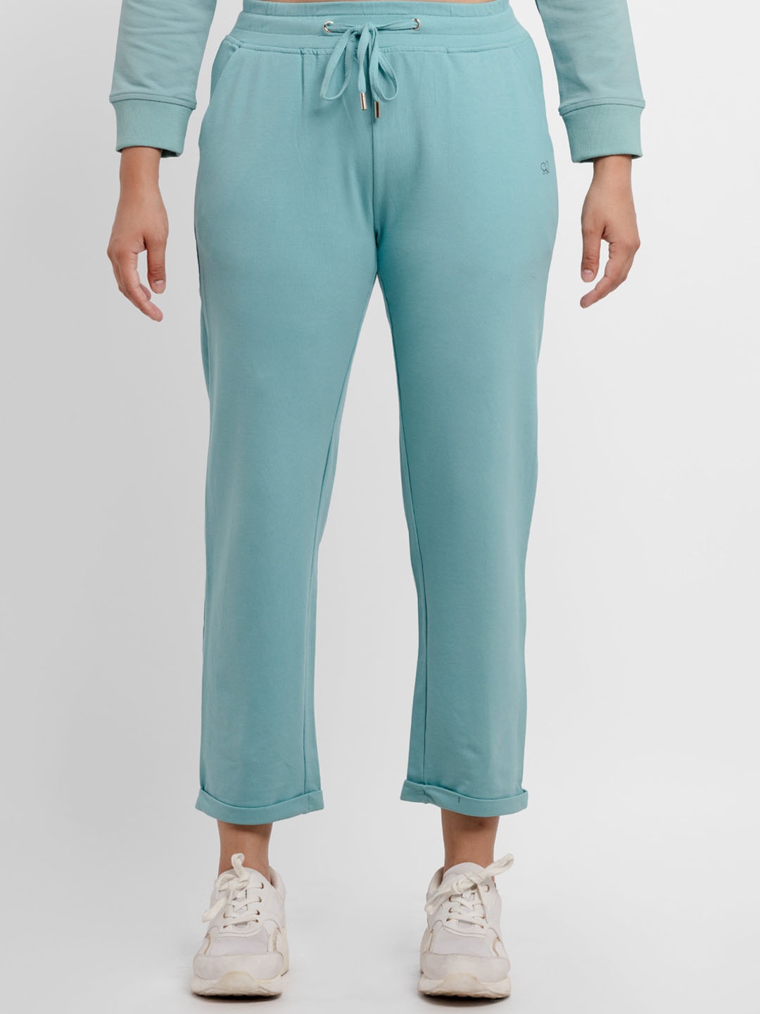 

Status Quo Women Regular Fit Solid Track Pant, Blue