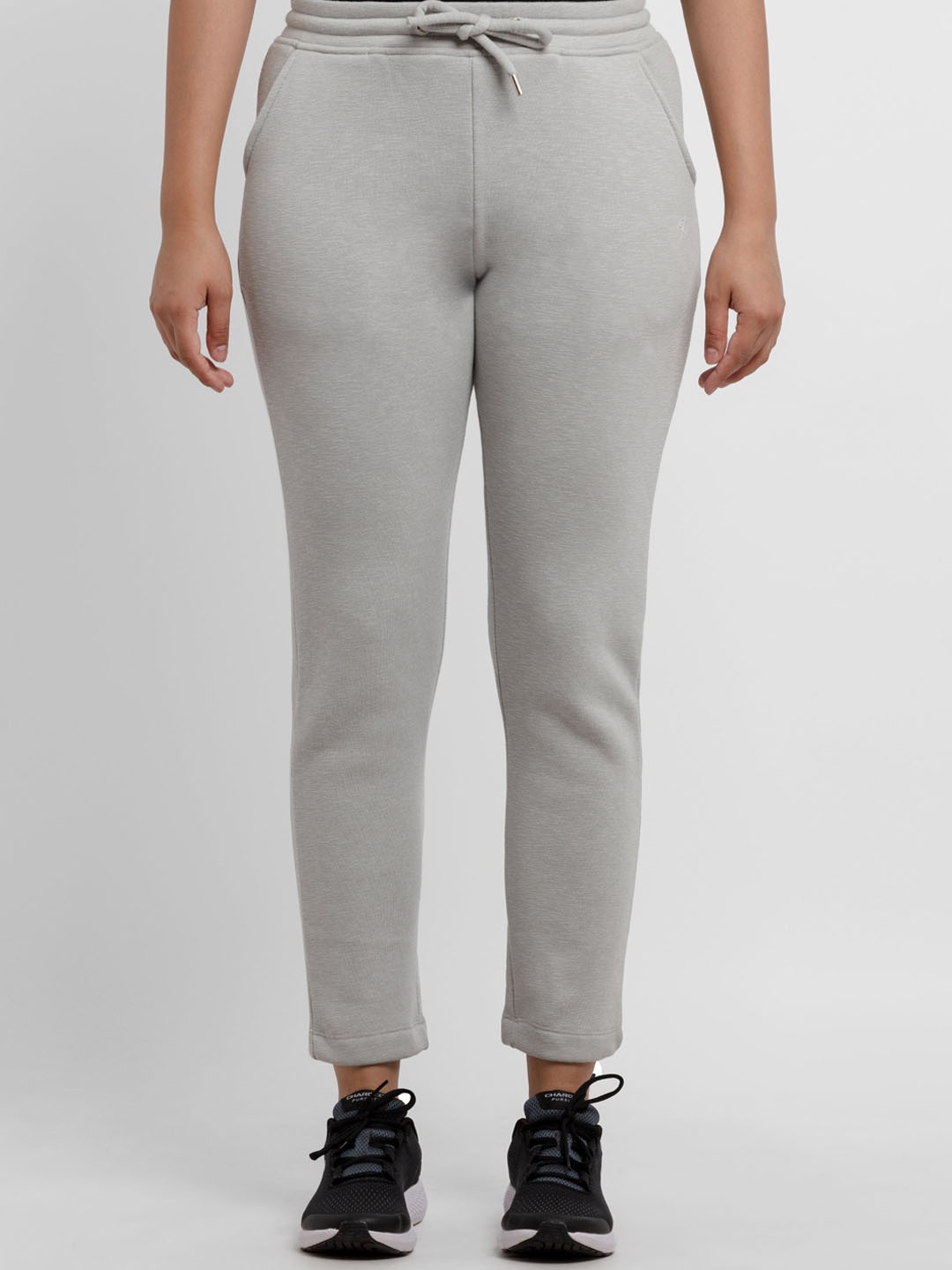 

Status Quo Women Regular Fit Solid Track Pants, Grey