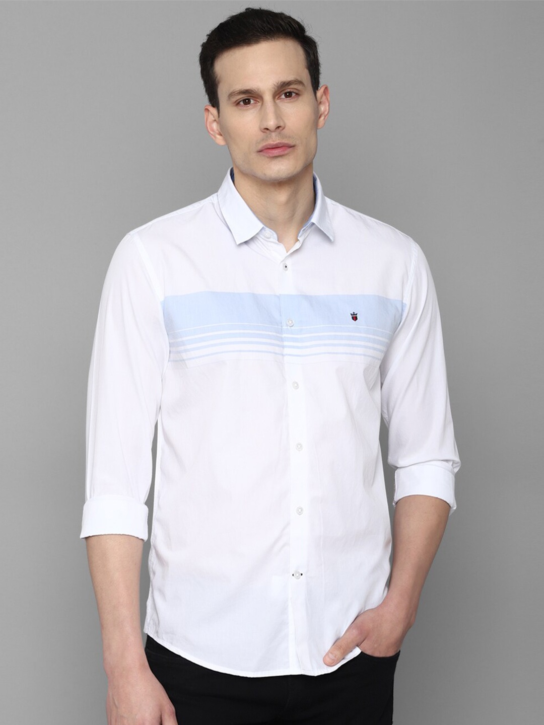 

Louis Philippe Sport Men Slim Fit Pure Cotton Casual Shirt, White