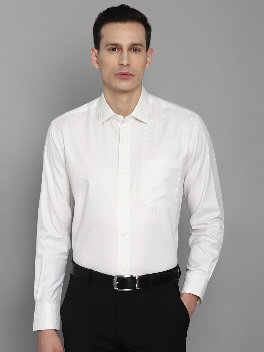 

Luxure by Louis Philippe Men Formal Shirt, White