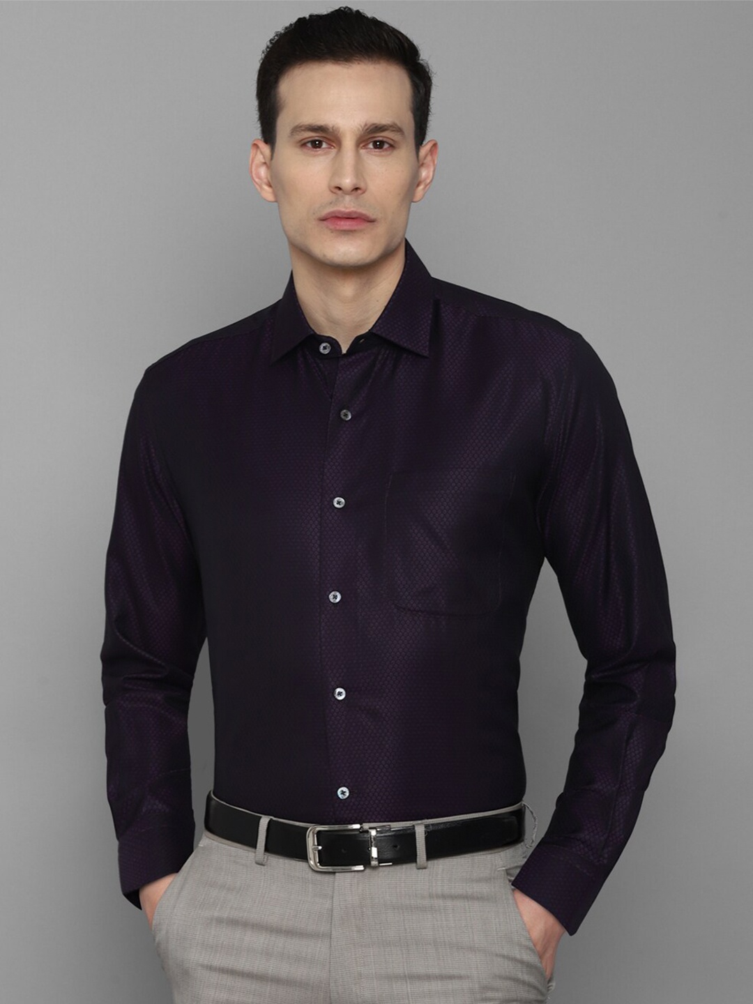 

Luxure by Louis Philippe Men Formal Shirt, Purple