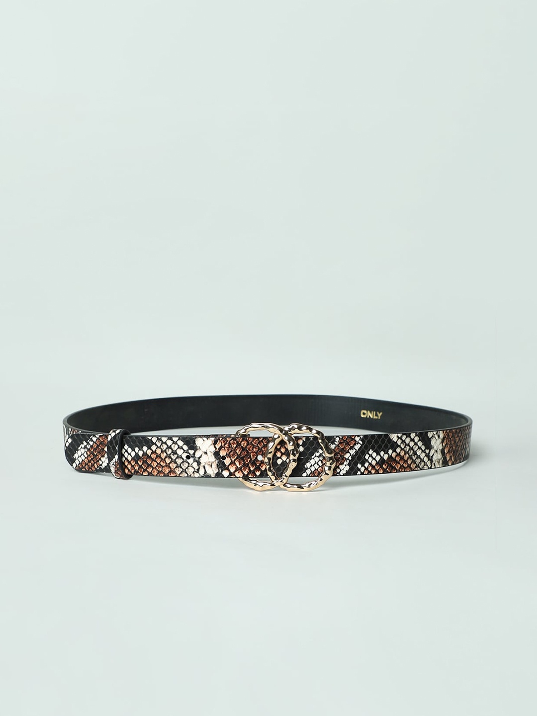 

ONLY Women Brown Printed PU Belt