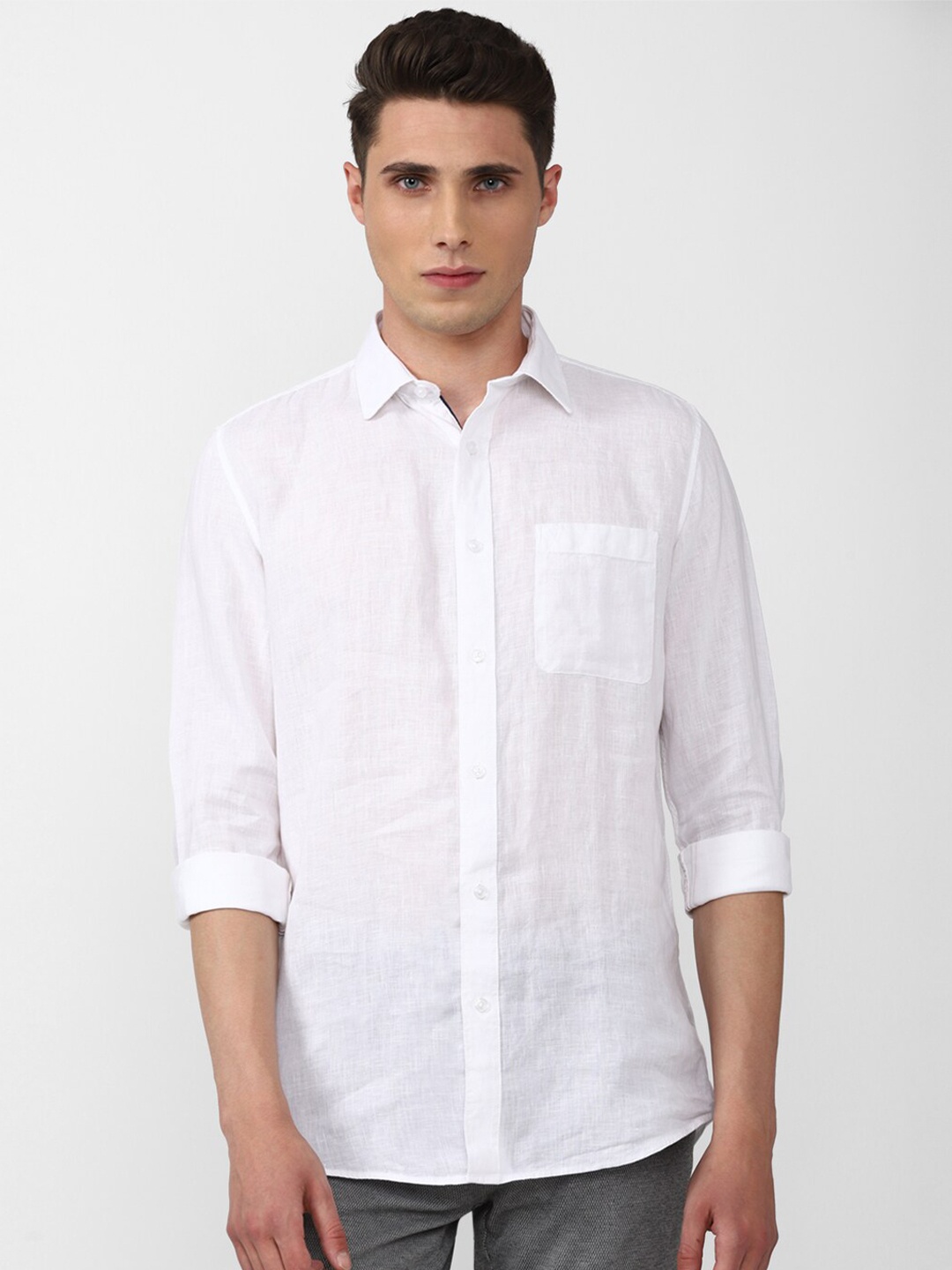 

Van Heusen Sport Men White Slim Fit Casual Shirt