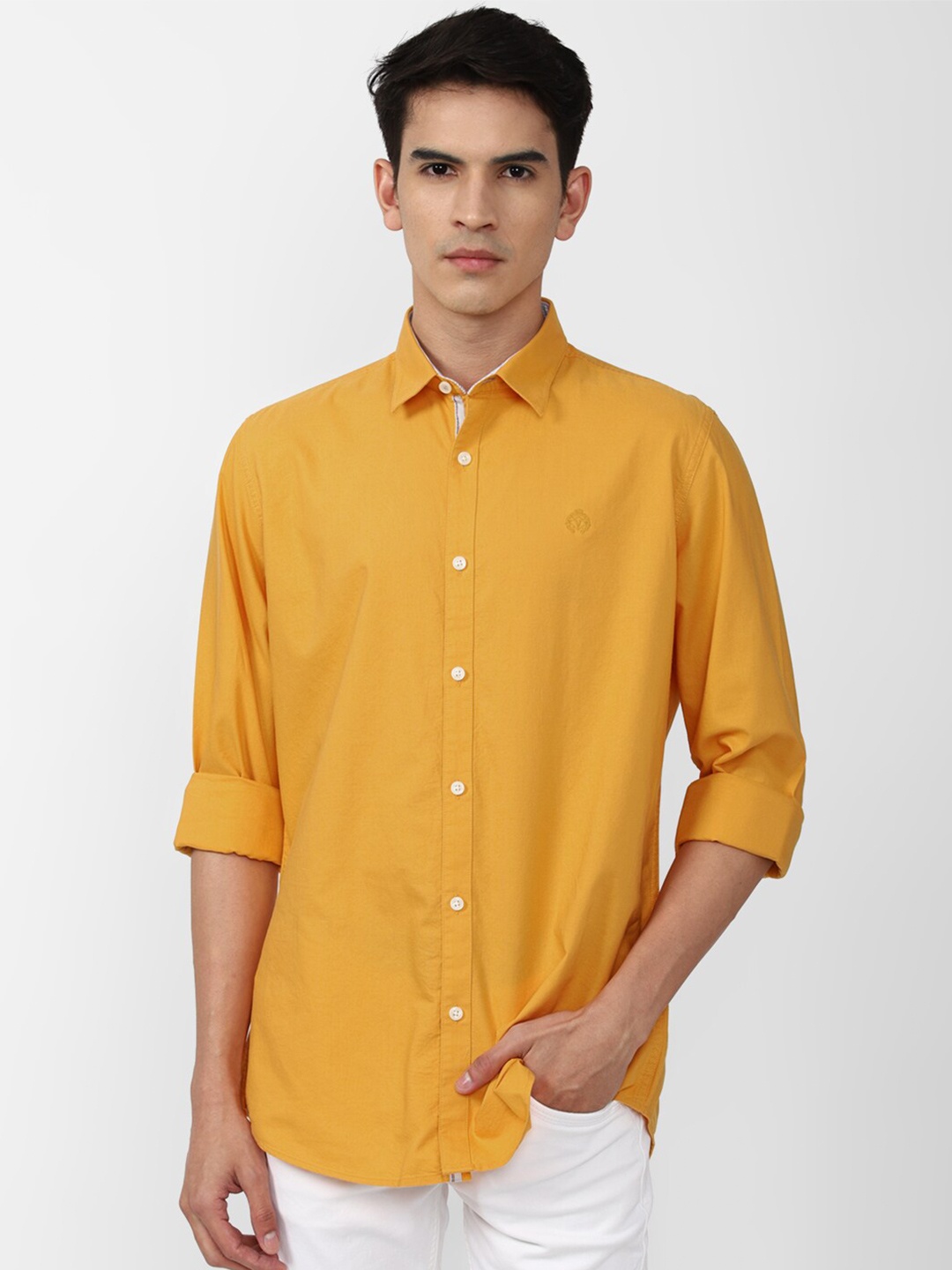 

Van Heusen Sport Men Yellow Slim Fit Casual Shirt