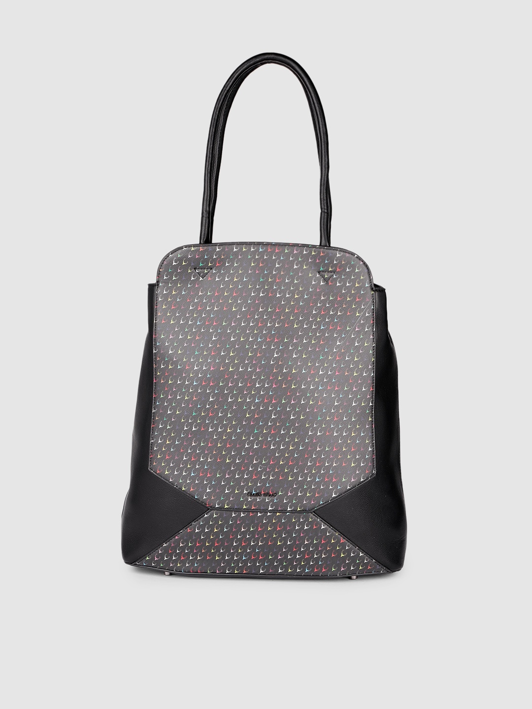 

Allen Solly Women Black Printed Structured Shoulder Bag