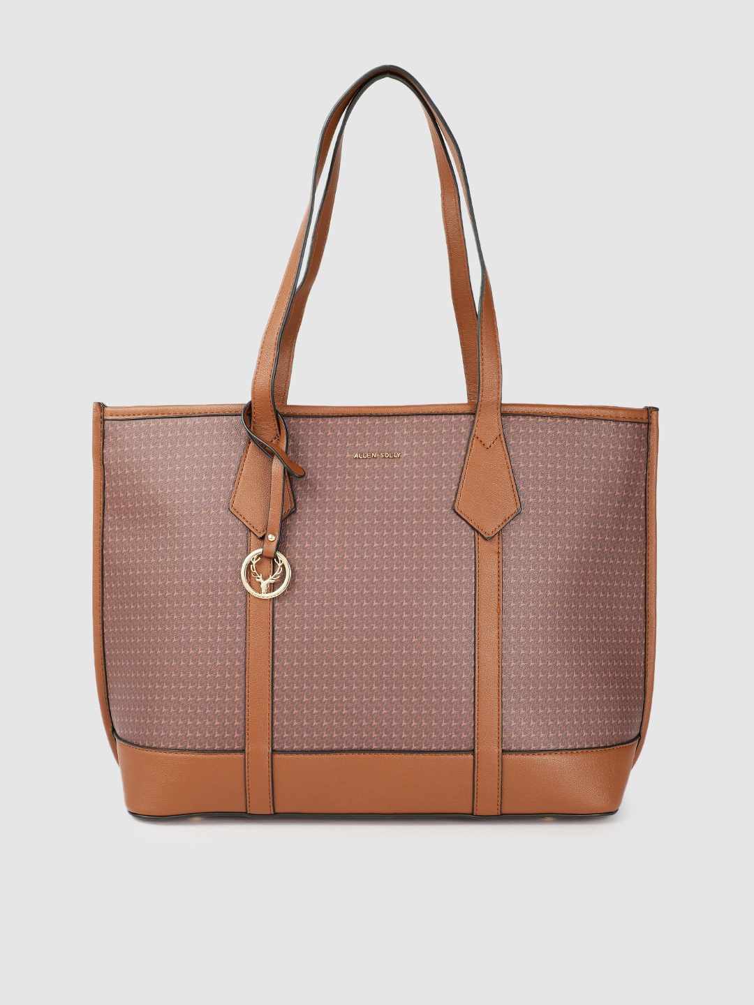 

Allen Solly Women Brown Printed Structured Shoulder Bag